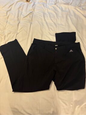 ☘️ Adidas Men’s Black Performance Pants Size 38x32